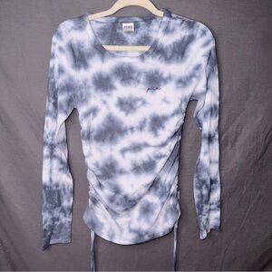 Size large PINK  tie-dye long sleeve